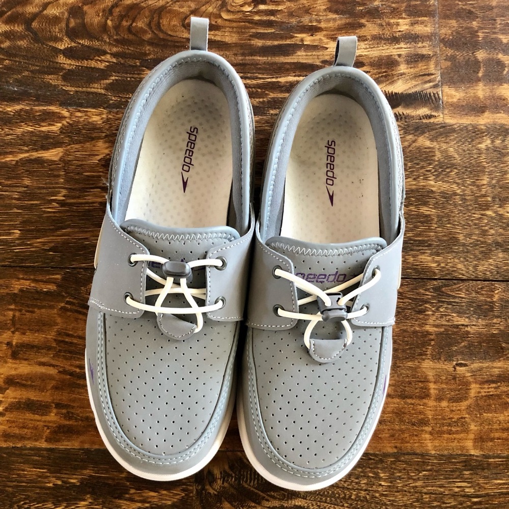 Speedo Grey Port Shoe - Size 10 (EUC)